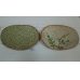 画像3: 彩り古紋　足付き皿（緑花） (3)
